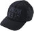 Men's Black Tonal Logo Cotton Baseball Cap - Black