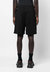 Men'S Logo Trim Elastic Waist Cotton Bermuda Sweat Shorts