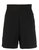 Men'S Logo Trim Elastic Waist Cotton Bermuda Sweat Shorts - Black