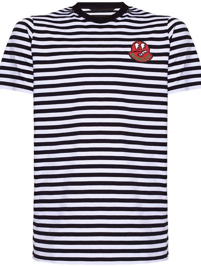 Moncler Striped Logo Patch T- Shirt product
