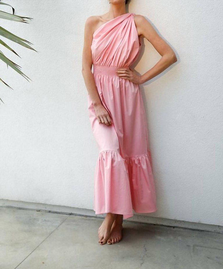 Demi Maxi Dress In Candy Pink - Candy Pink