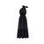 Demi Maxi Long Dress In Black - Black