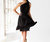 Demi Midi Silk Dress In Black