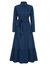 Silk Carrie Dress In Navy