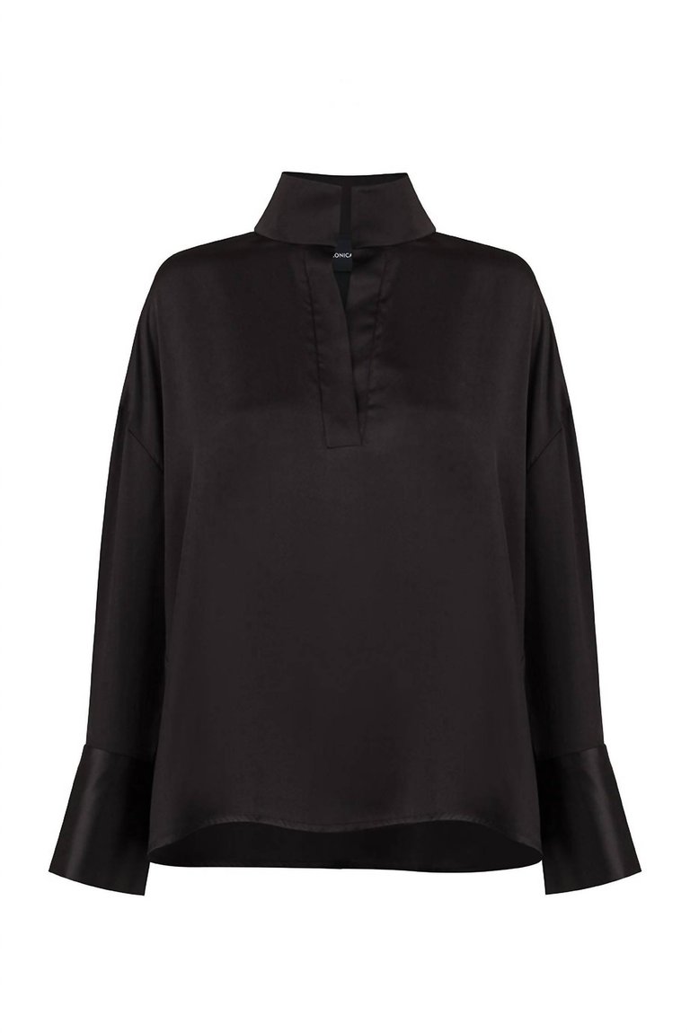 Women's Grace Shirt In Black - Black