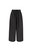 Women's Wide Leg Cotton Pants In Black - Black