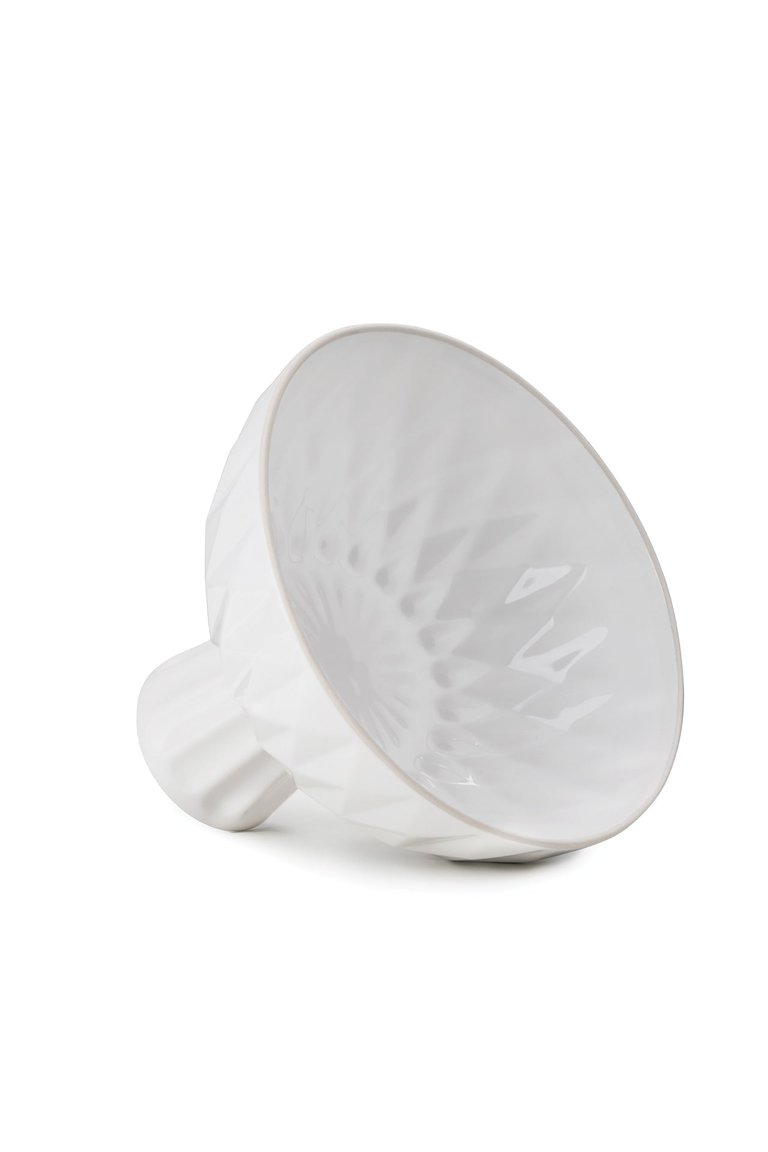 Diamond Handmade Ceramic Footed Serving Bowl