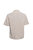 Linen Button Down Short Sleeve Shirt - Beige