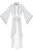 Sevilla White Transparent Kimono Dress - White