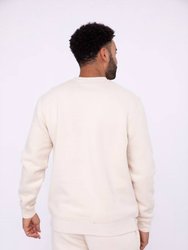 Fleece-Lined Sweatshirt With Zip Pockets