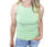 Forever Ribbed Tank Top In Fair Green - Fair Green