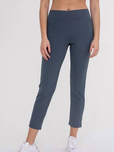 Mono B Clothing Jacquard Ribbed Tapered Pant - Plus product
