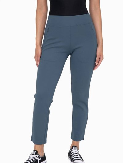 Mono B Clothing Jacquard Ribbed Tapered Pant Slate Pant product