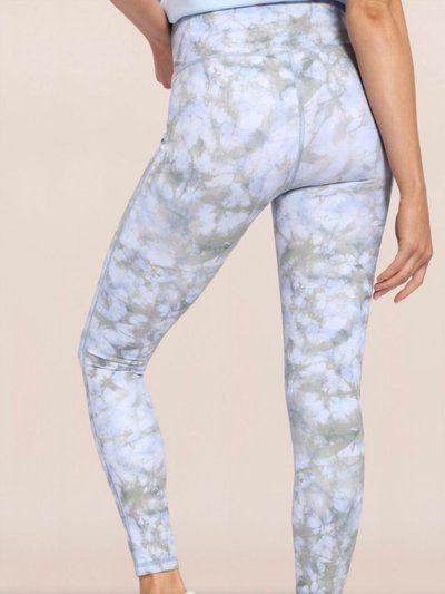 Mono B Clothing Ocean Tie-Dye High-Rise Legging In Periwinkle product