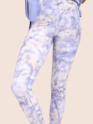 Ocean Tie-Dye High-Waist Legging