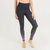 Snake Ombre Tip High Waist Leggings - Black Multi