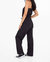 Strapless Cargo Jumpsuit In Black