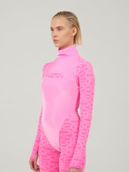 Body Open Heart Pink Bodysuit