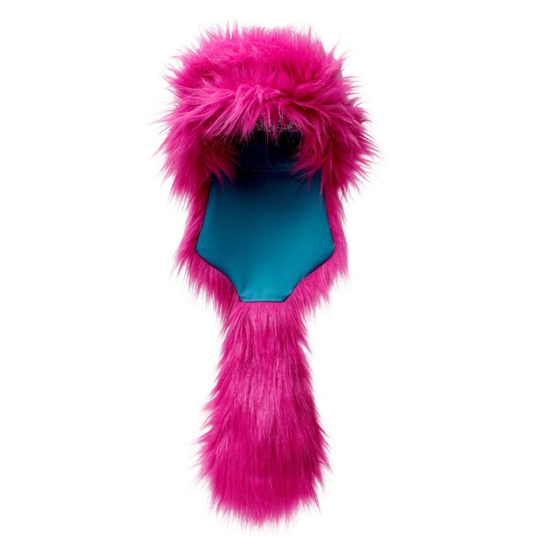 Fuchsia Faux Fur Hat Wig Wag Alaska - Fuchsia