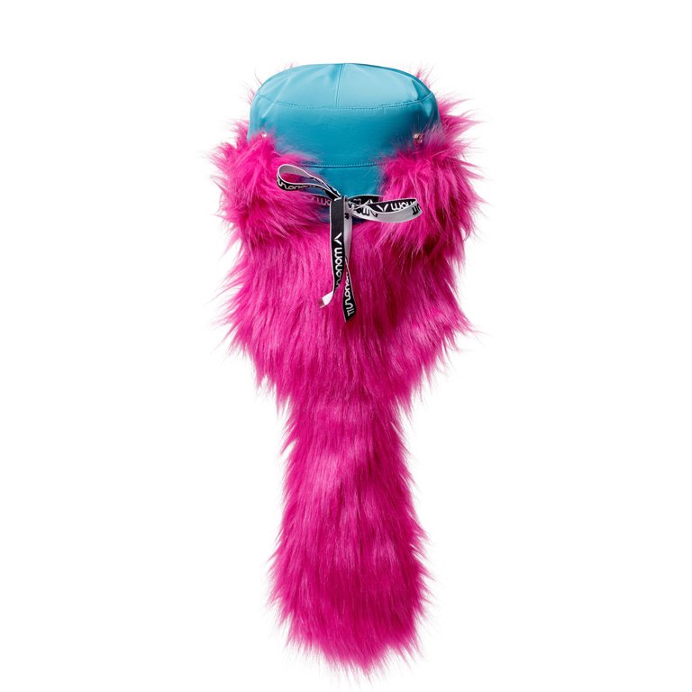 Fuchsia Faux Fur Hat Wig Wag Alaska