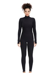 Monoskin Total Bodysuit - Black - Black