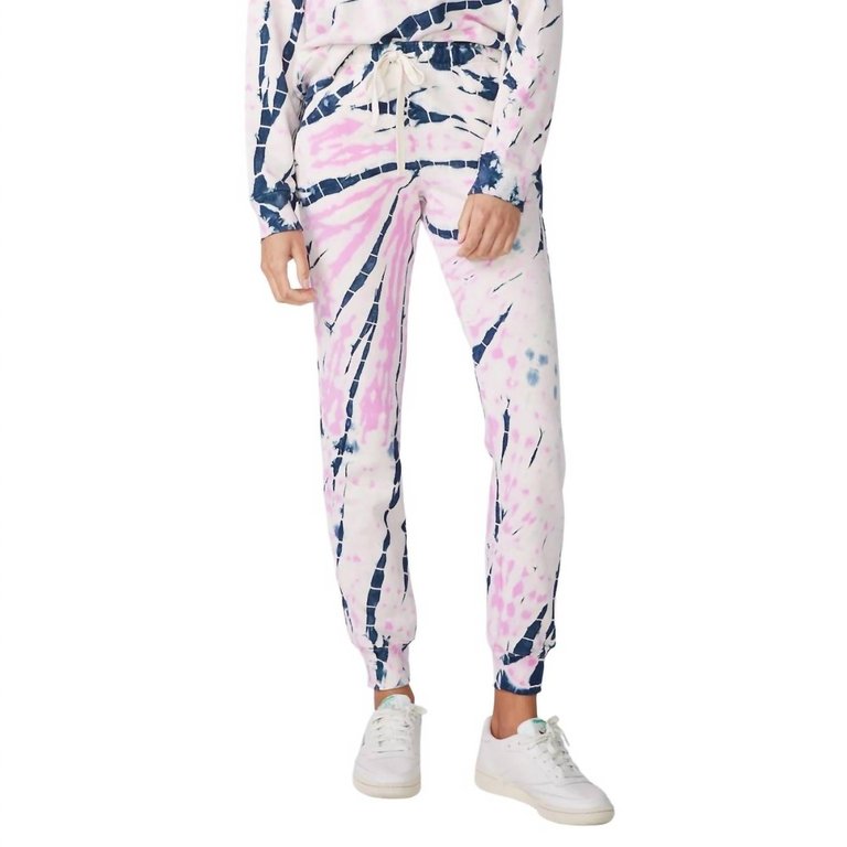 Banboo Pant In Hot Pink Tie Dye - Hot Pink Tie Dye