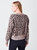 Leopard Oversized Cardigan In Grey