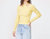 Rib Cut Out Top In Sunny Side - Sunny Side