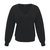 Shirred Sweatshirt In Black