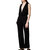 Supersoft 70's Jumpsuit In Black