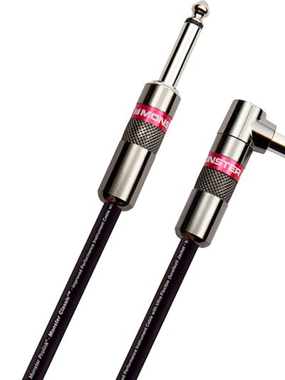 Monster 12 Ft. Prolink Classic Series Instrument Cable - Right Angle To Straight product