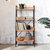 Allday 24" L x 14" W Metal Frame Bookshelf