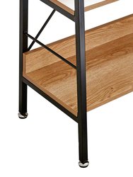 Allday 24" L x 14" W Metal Frame Bookshelf