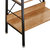 Allday 24" L x 14" W Metal Frame Bookshelf