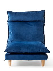 Bake Floor Recliner Sofa - Blue