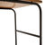 Querencia 18"x16"x24" Side Table With Acacia Top And Steel Base