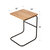 Querencia 18"x16"x24" Side Table With Acacia Top And Steel Base