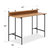 Querencia 34"H Study / Writing Desk With Acacia Top And Steel Legs