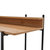 Querencia 34"H Study / Writing Desk With Acacia Top And Steel Legs