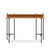 Querencia 34"H Study / Writing Desk With Acacia Top And Steel Legs - Acacia