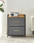 Querencia Gray Finish 2/3-Drawer Chest Of Drawers