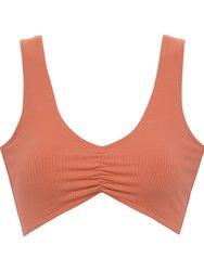 Coral Rib Kim Variation Bikini Top
