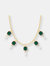 The Alicante Choker Necklace - Emerald Green