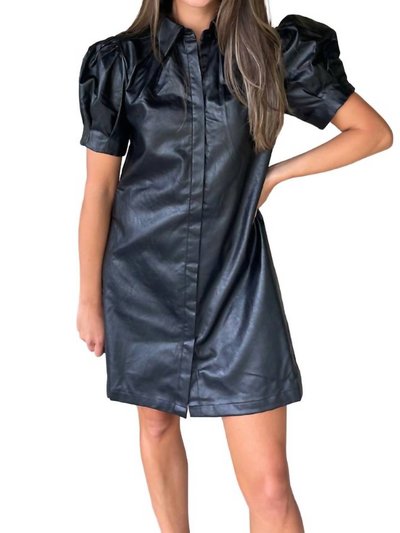 moodie Somewhere Vegan Leather Dress product