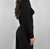 Valerie Ruched Long Sleeve Top In Black