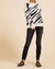 Zebra Print Sweater - Black And White