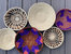 Assorted Set of 6 African Baskets 7.5”-12” Wall Baskets Set