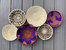 Assorted Set of 6 African Baskets 7.5”-12” Wall Baskets Set