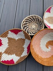 Assorted Set of 6 African Baskets 7.5”-12” Wall Baskets Set