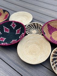 Moon’s Assorted Set of 7 African Baskets 7.5”-12” Wall Baskets Set
